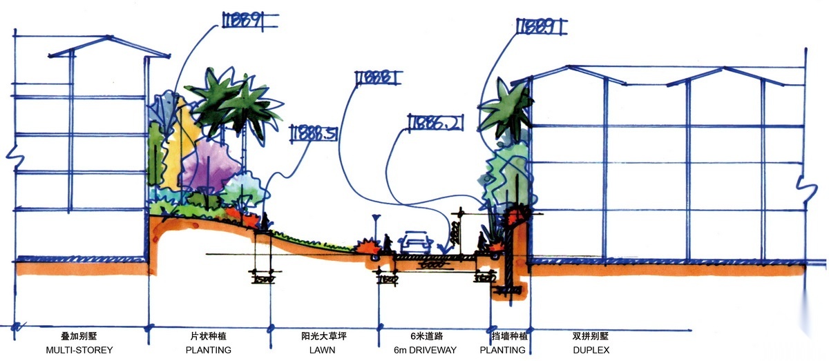 [云南]中式古典风格居住区景观设计方案cad施工图下载【ID:161076182】