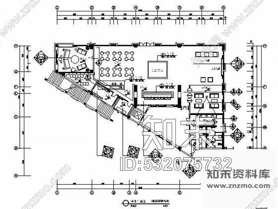 施工图合肥某知名楼盘售楼处装饰施工图cad施工图下载【ID:532075732】