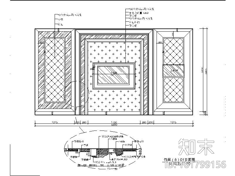 欧式KTV设计施工图（含效果图）cad施工图下载【ID:161799156】