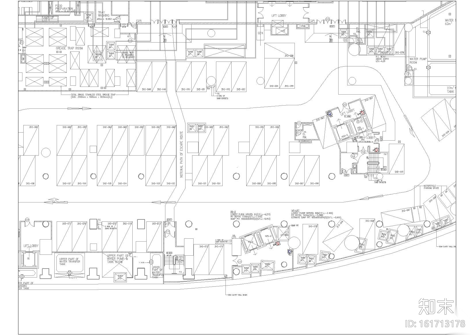 [香港]瑰丽五星商务酒店项目施工图+实景图cad施工图下载【ID:161713178】