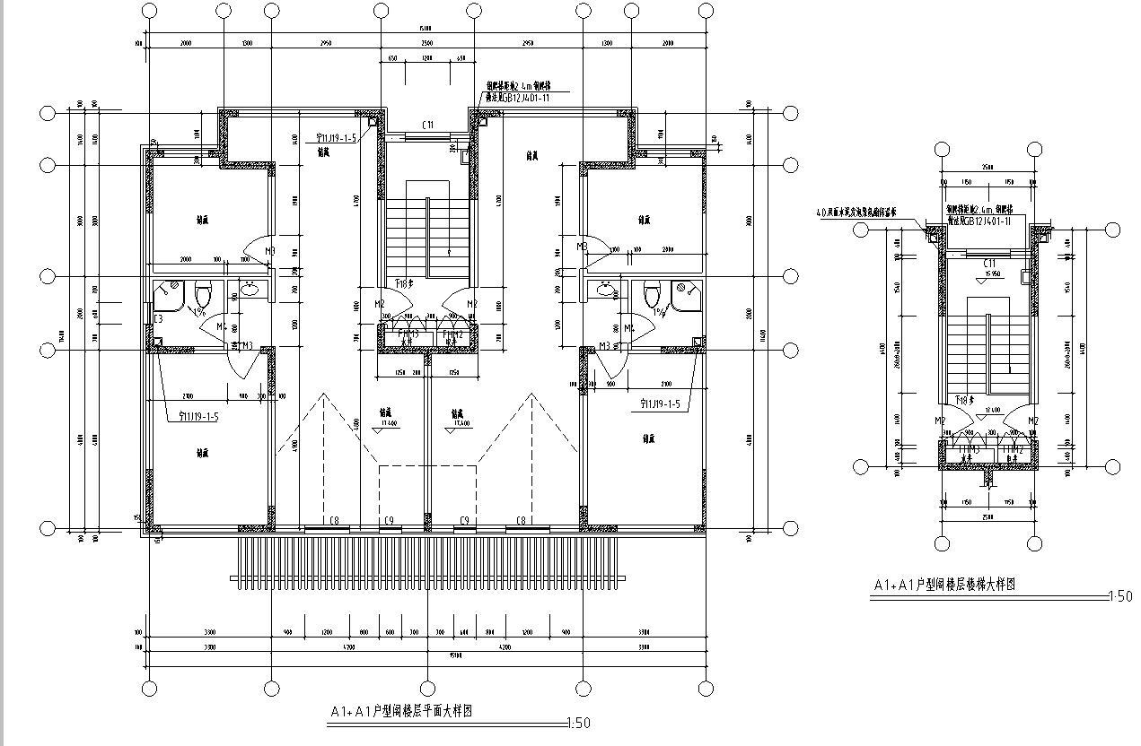 [宁夏]多层住宅建筑施工图（含地下车库及效果图）cad施工图下载【ID:149778138】