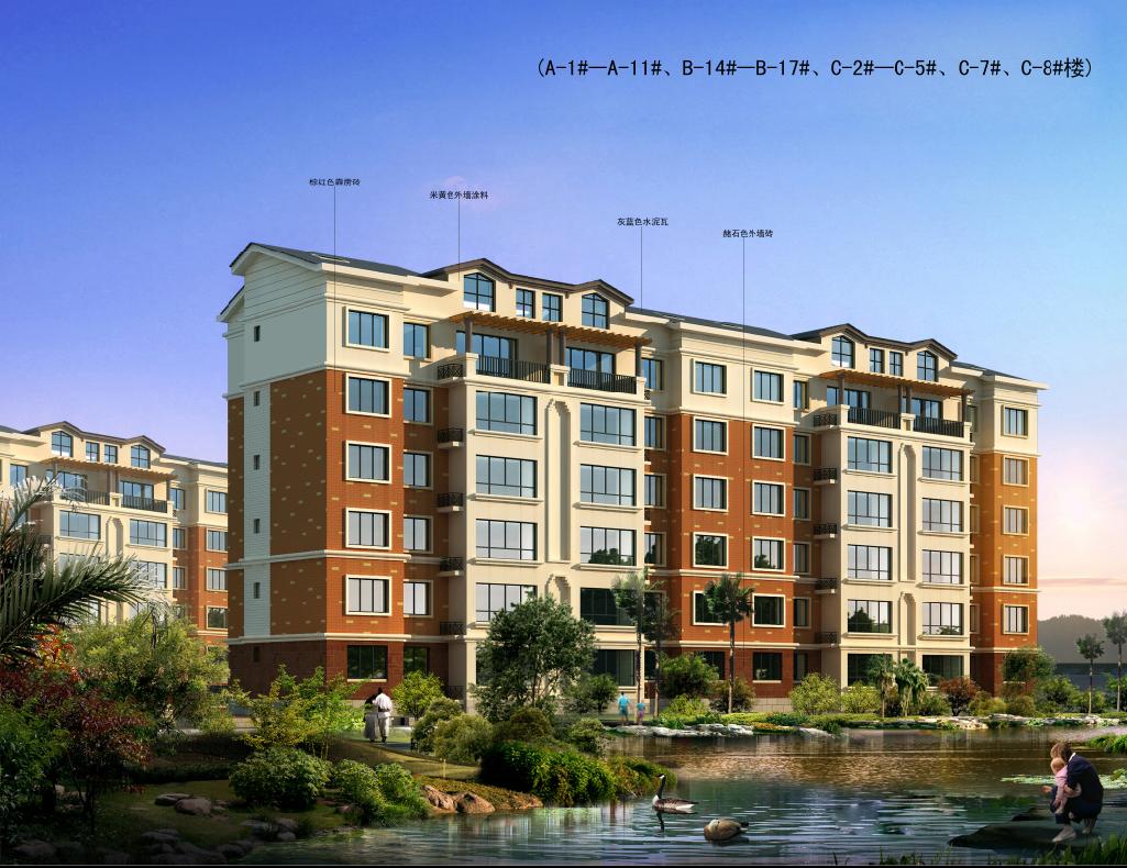 [宁夏]多层住宅建筑施工图（含地下车库及效果图）cad施工图下载【ID:166724151】