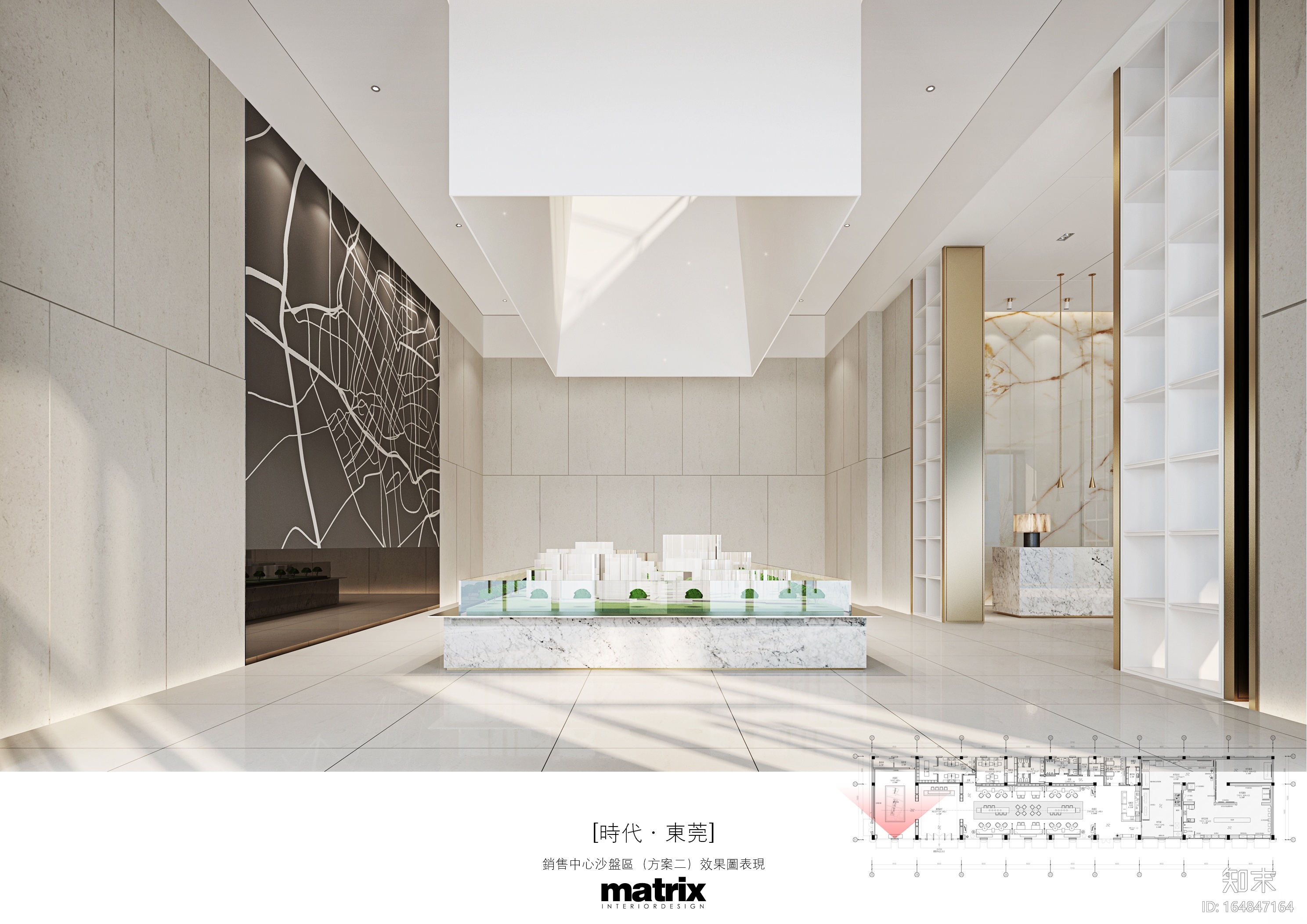 东莞石排时代销售中心丨效果图施工图物料图cad施工图下载【ID:164847164】