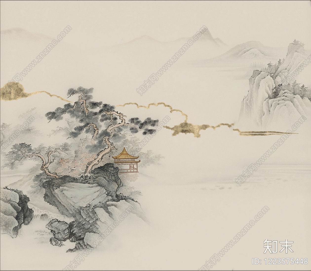 壁画高清贴图材质