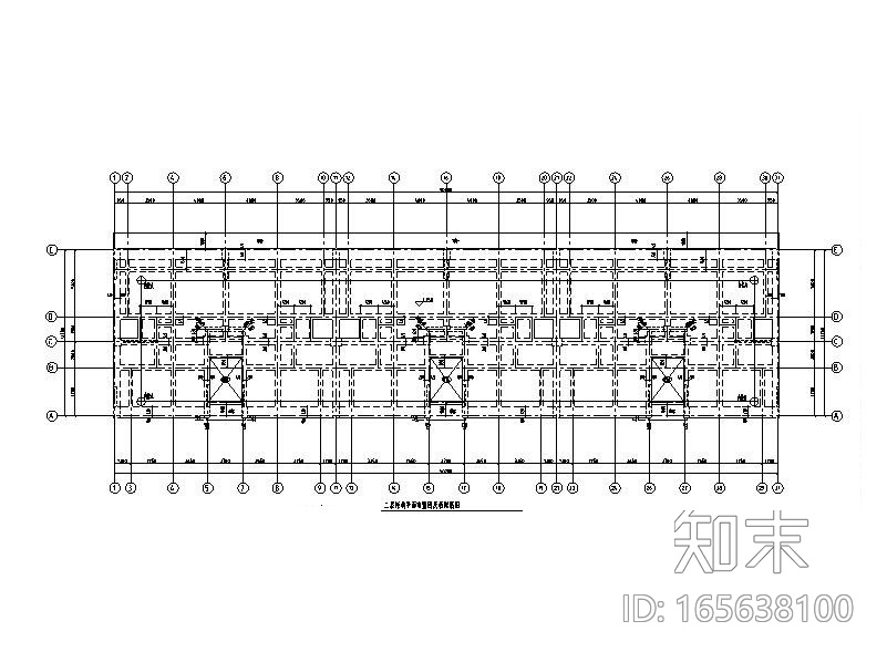 6层底框砖混结构住宅楼建筑结构施工图2014cad施工图下载【ID:165638100】