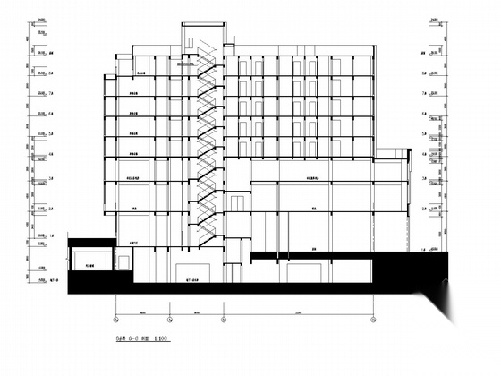 [福建]某三十二层商住楼建筑施工图cad施工图下载【ID:166309154】