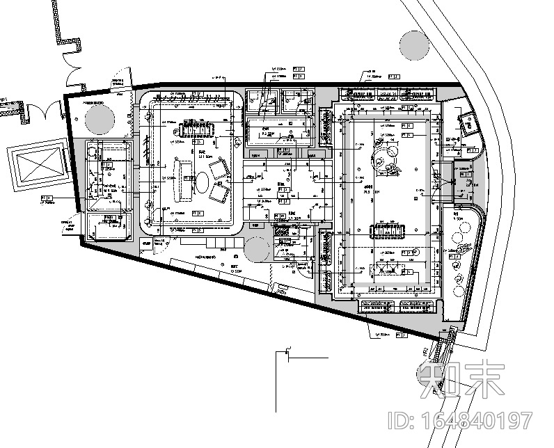 恒隆女装概念店设计施工图cad施工图下载【ID:164840197】
