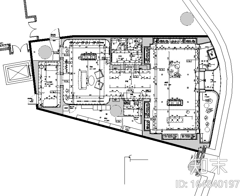 恒隆女装概念店设计施工图cad施工图下载【ID:164840197】