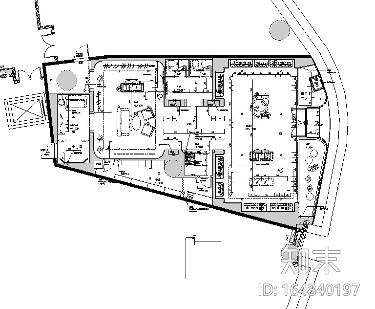 恒隆女装概念店设计施工图cad施工图下载【ID:164840197】