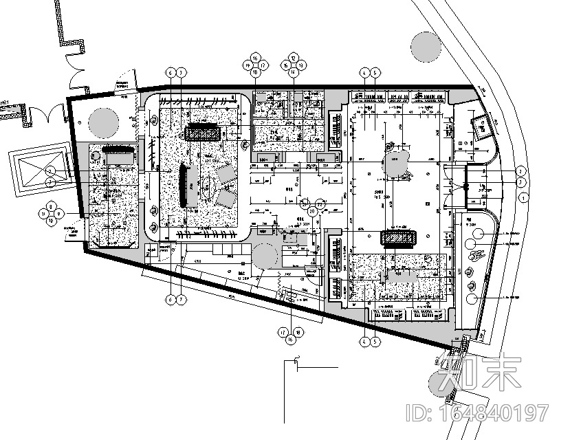 恒隆女装概念店设计施工图cad施工图下载【ID:164840197】