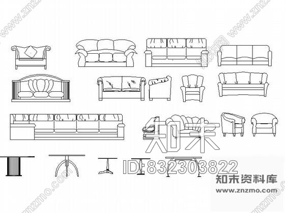 家装立面图CAD图纸