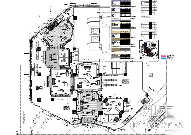 [郑州]万象城PRADA奢侈品专卖店CAD施工图cad施工图下载【ID:161709136】