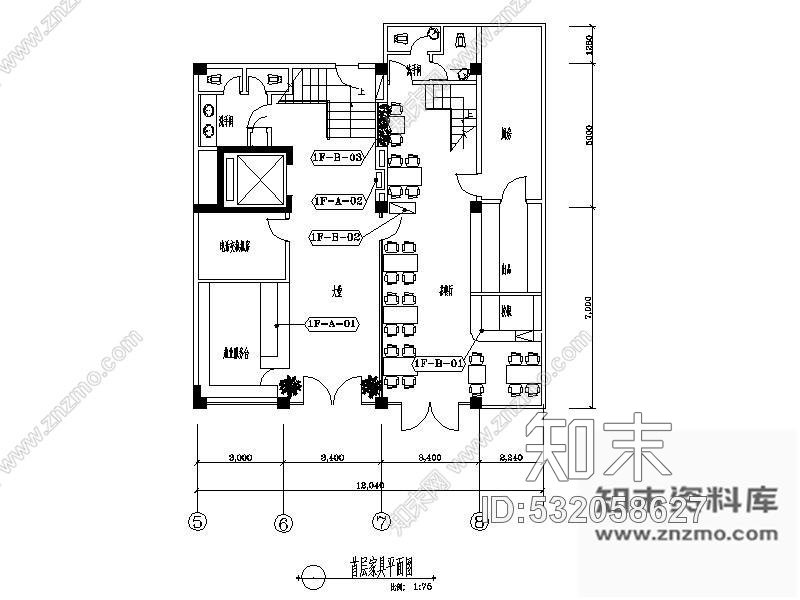 施工图广东某知名连锁酒店装修图cad施工图下载【ID:532058627】