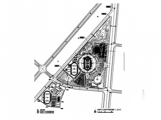 [江苏]连云港某三层游泳馆建筑施工图cad施工图下载【ID:165742144】