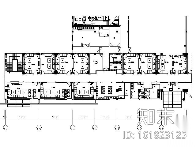 [安徽]某休闲中心二层KTV施工图cad施工图下载【ID:161823125】