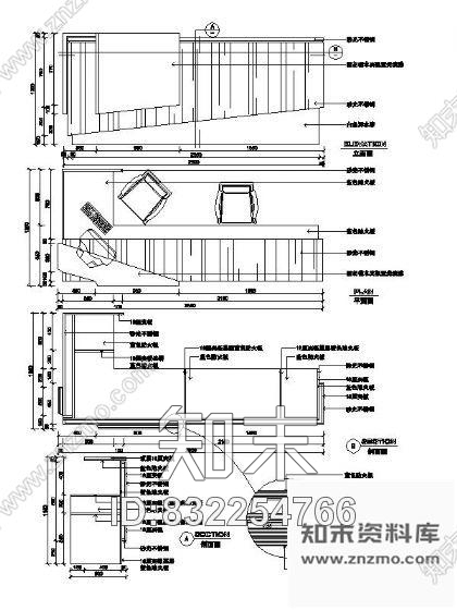 图块/节点接待台详图8cad施工图下载【ID:832254766】