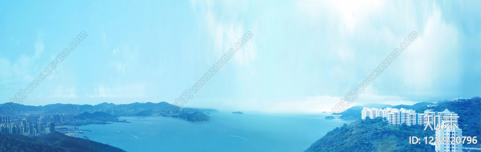 城市背景贴图下载【ID:1212720796】