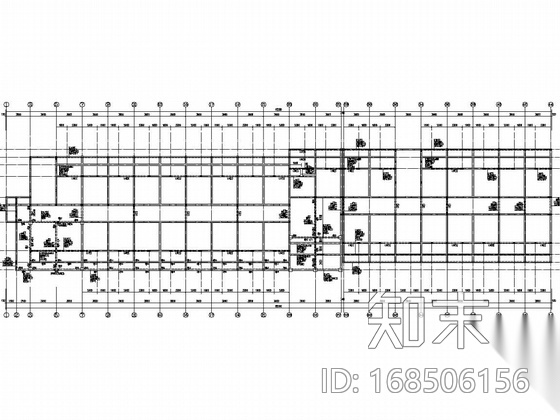 六层混合结构学生公寓施工图（含建施）cad施工图下载【ID:168506156】