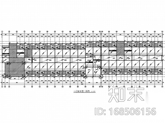 六层混合结构学生公寓施工图（含建施）cad施工图下载【ID:168506156】