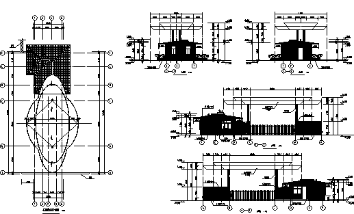 [重庆]17年最新大型交通建筑及配套建筑设计（含全专业...cad施工图下载【ID:164867123】