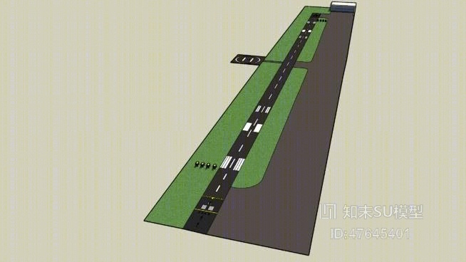机场车站SU模型下载【ID:47645401】