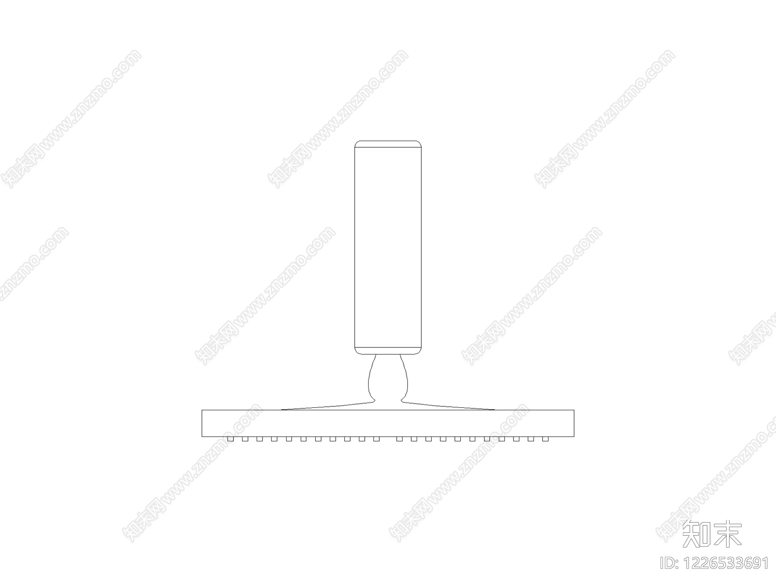 工装设计平立面常用图块cad施工图下载【ID:1226533691】