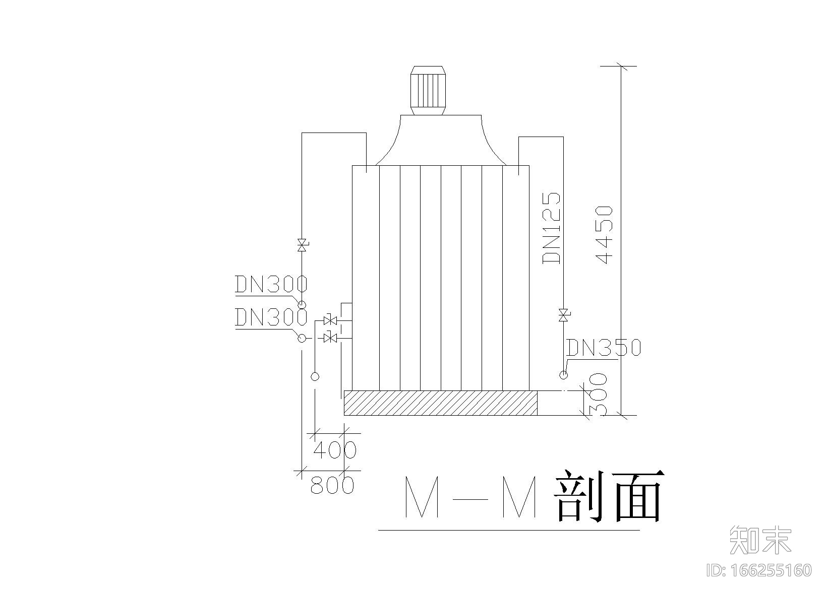 冷却塔平面图布置图施工图下载【ID:166255160】