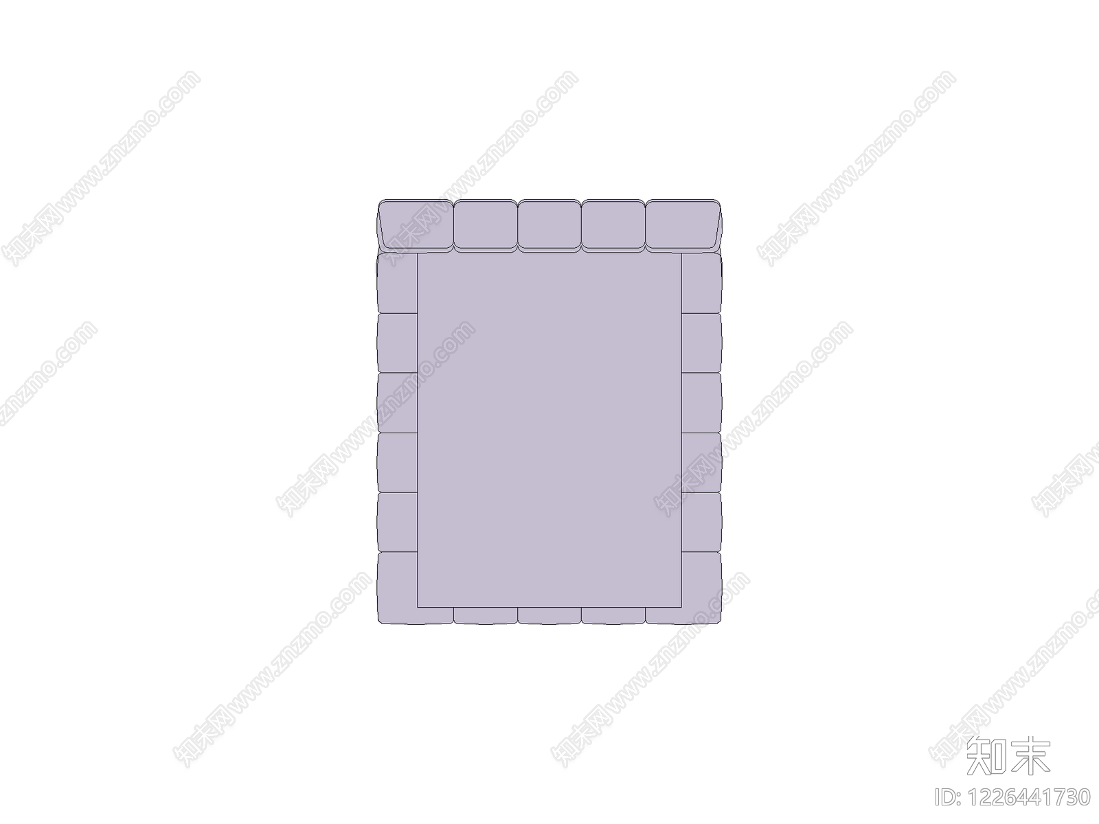 沙发cad施工图下载【ID:1226441730】