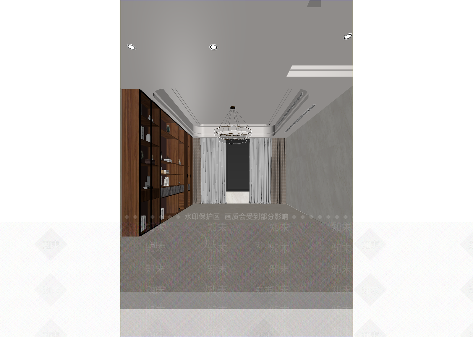 新中式书房3D模型下载【ID:1215178906】