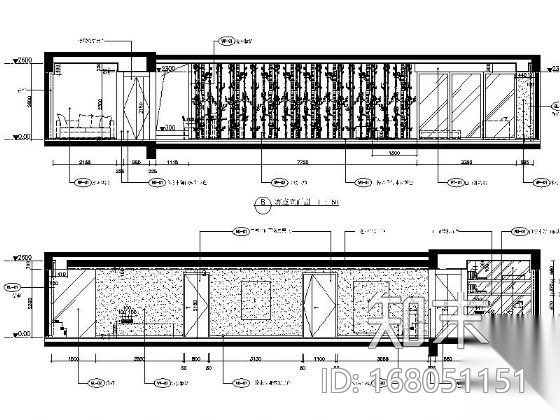 现代经典样板房四室两厅施工图（含实景）cad施工图下载【ID:168051151】