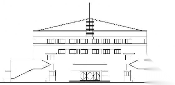 某学校三层体育馆建筑方案图施工图下载【ID:151678165】