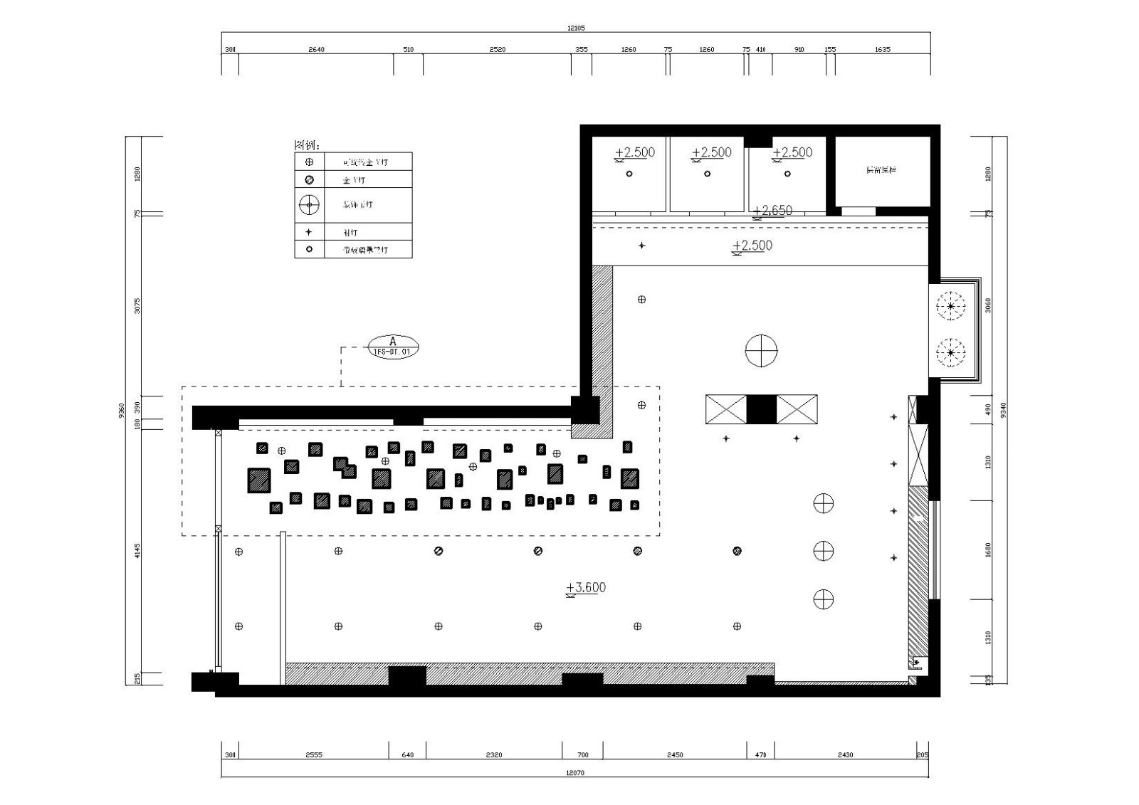 93㎡厦门禾祥西路某一服装店施工图_效果图cad施工图下载【ID:160704171】