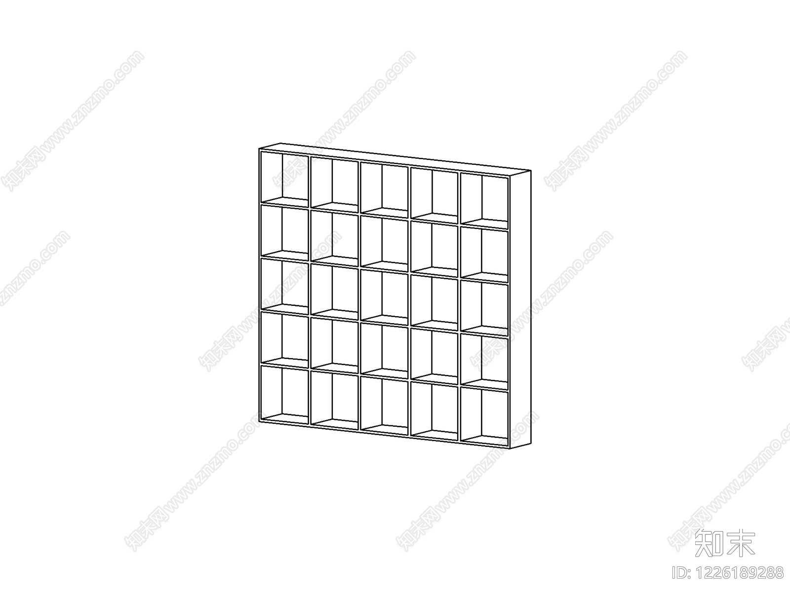 现代柜子CAD图纸