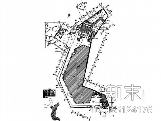 [深圳]大型国家级地质公园现代综合体装修施工图cad施工图下载【ID:165124176】