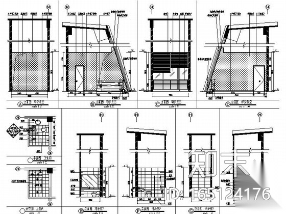 [深圳]大型国家级地质公园现代综合体装修施工图cad施工图下载【ID:165124176】