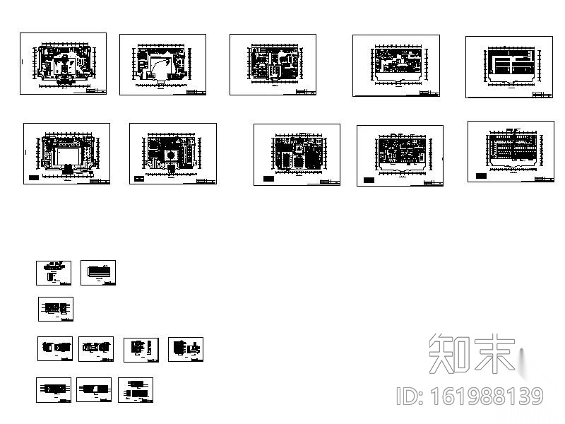[北京]某国际酒店装修图cad施工图下载【ID:161988139】
