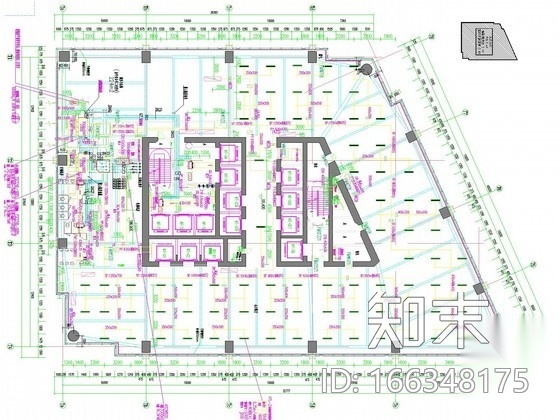 [江苏]超高层综合商业广场暖通空调全系统设计施工图（3...cad施工图下载【ID:166348175】