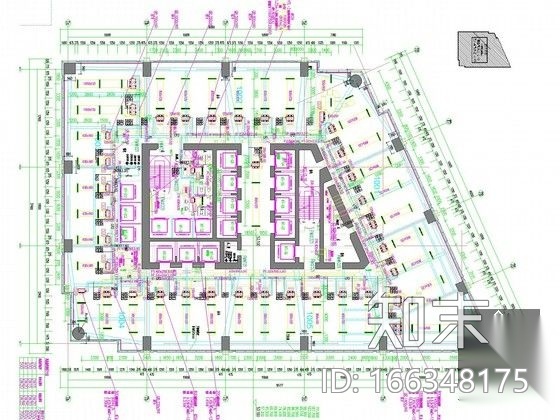 [江苏]超高层综合商业广场暖通空调全系统设计施工图（3...cad施工图下载【ID:166348175】