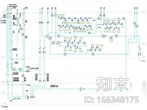 [江苏]超高层综合商业广场暖通空调全系统设计施工图（3...cad施工图下载【ID:166348175】