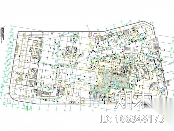 [江苏]超高层综合商业广场暖通空调全系统设计施工图（3...cad施工图下载【ID:166348175】