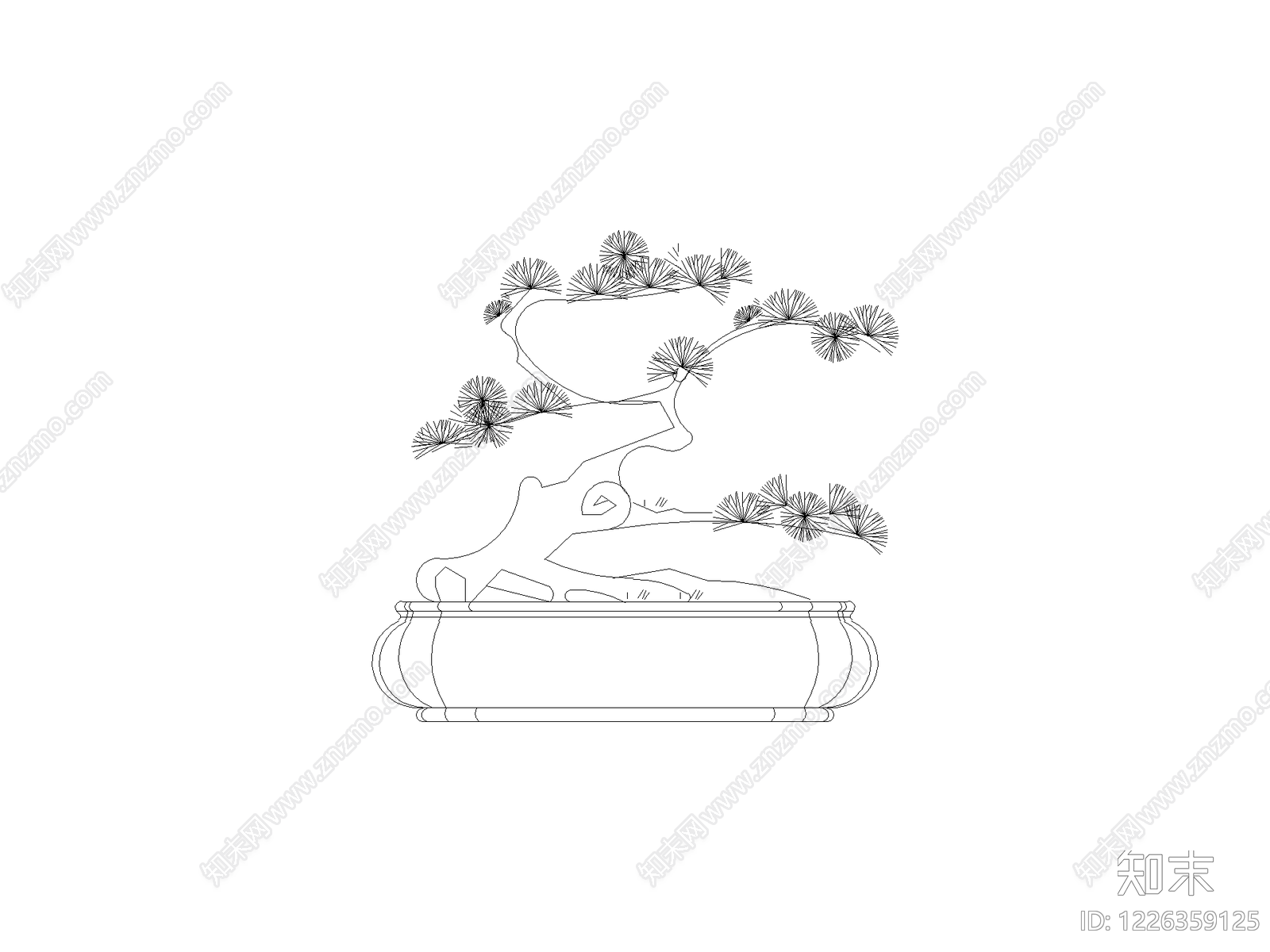 绿植cad施工图下载【ID:1226359125】