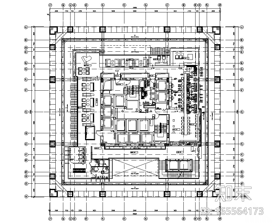 北京银泰中心柏悦酒店施工图设计+实景图cad施工图下载【ID:165564173】