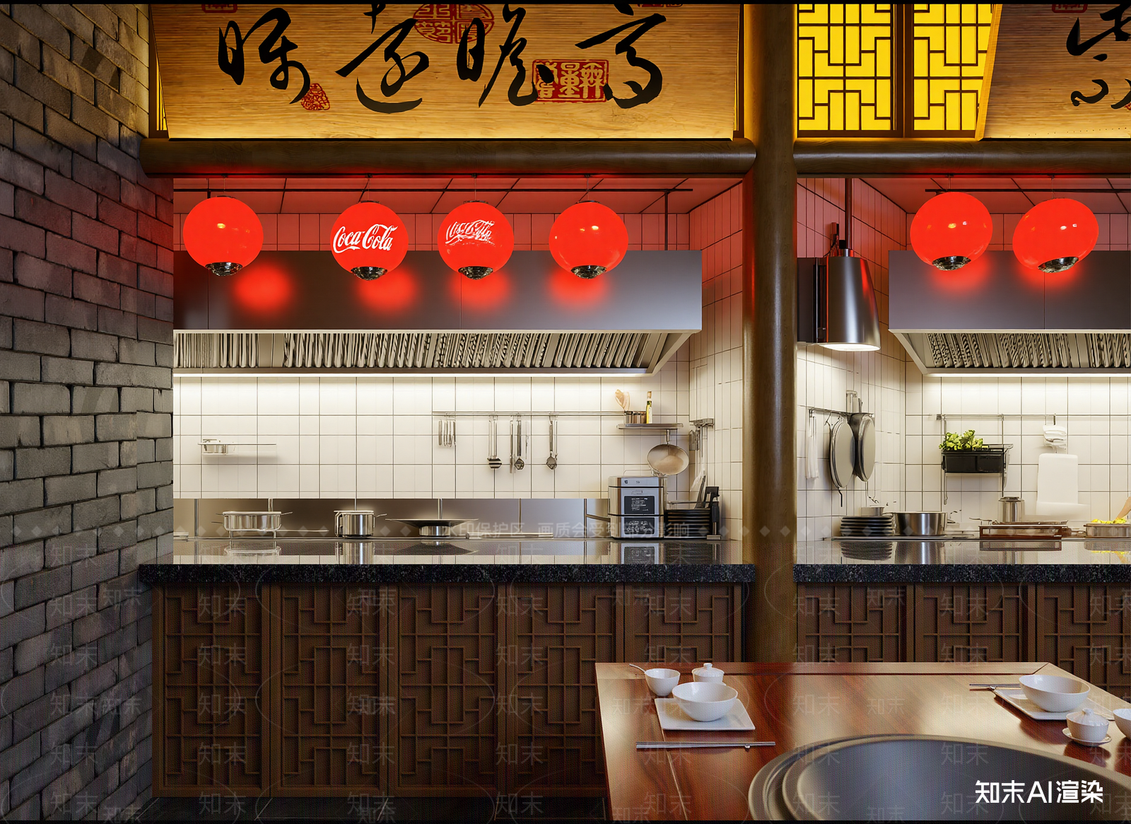 中式明档3D模型下载【ID:1215185228】
