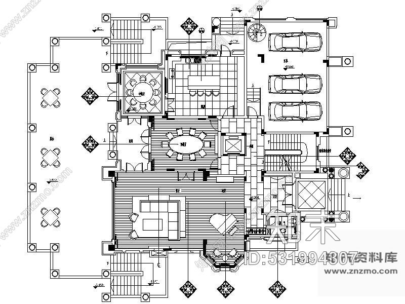 施工图深圳欧式高尔夫球会别墅C13型竣工图施工图下载【ID:531994307】