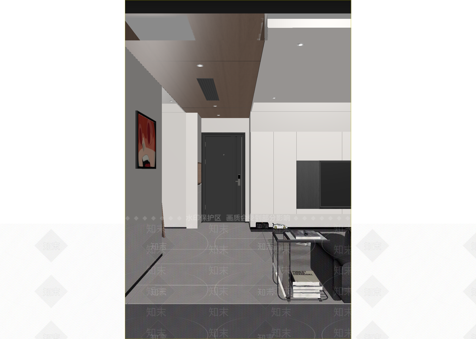 现代玄关3D模型下载【ID:1215024973】