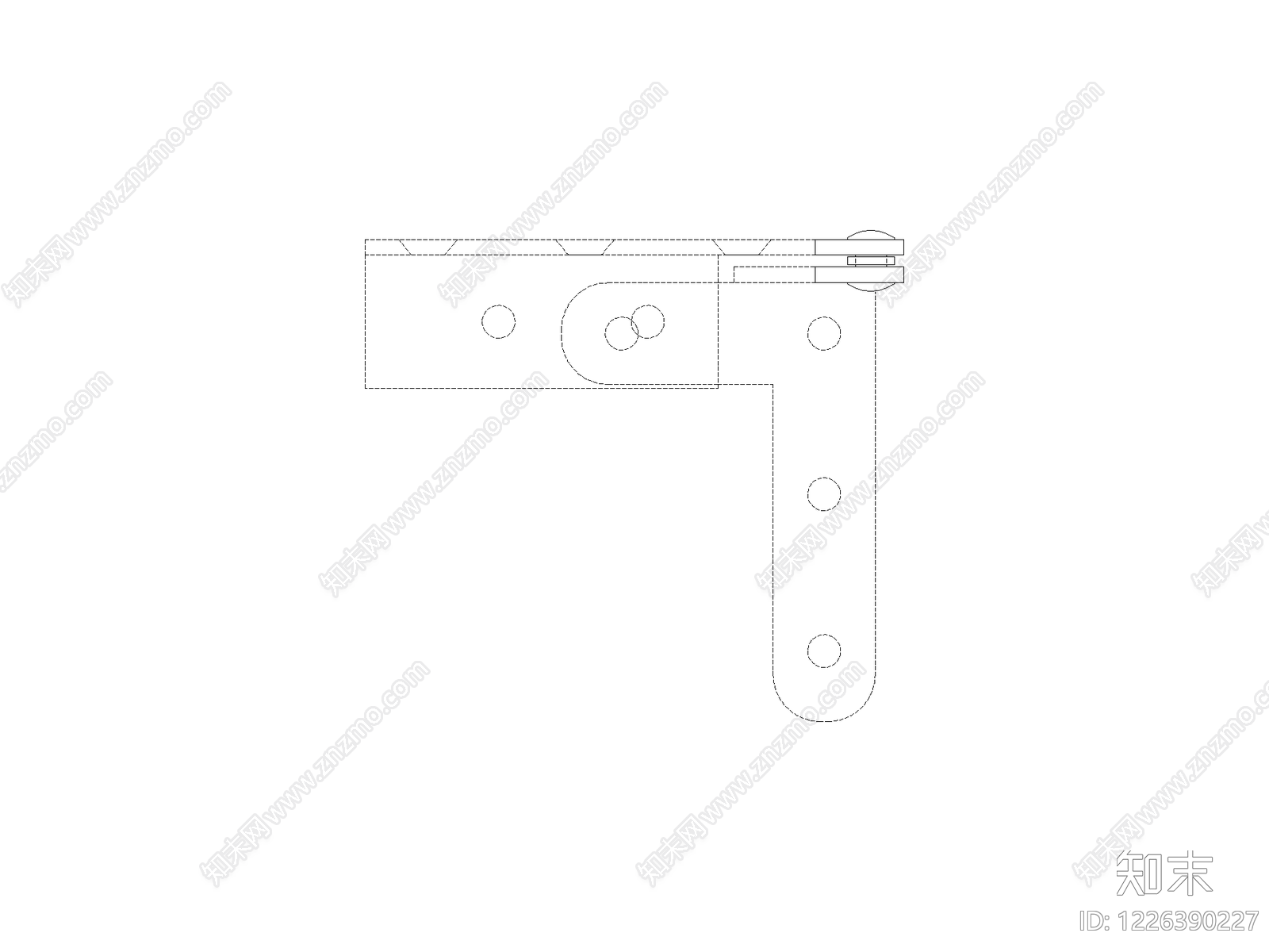 五金管件cad施工图下载【ID:1226390227】
