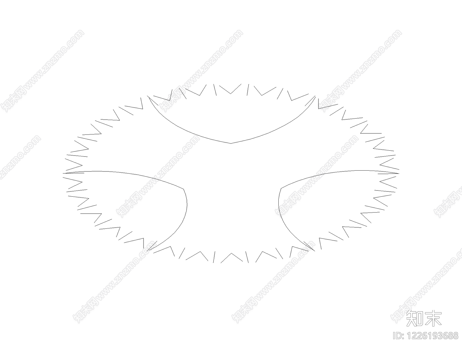 现代地面拼花CAD图纸