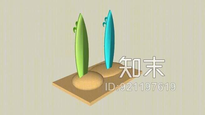 冲浪板SU模型下载【ID:921197619】