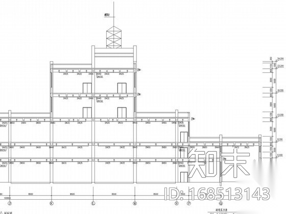 厂房车间给排水及消防施工图（雨水系统）cad施工图下载【ID:168513143】