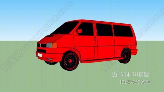 大众运输车SU模型下载【ID:434379986】